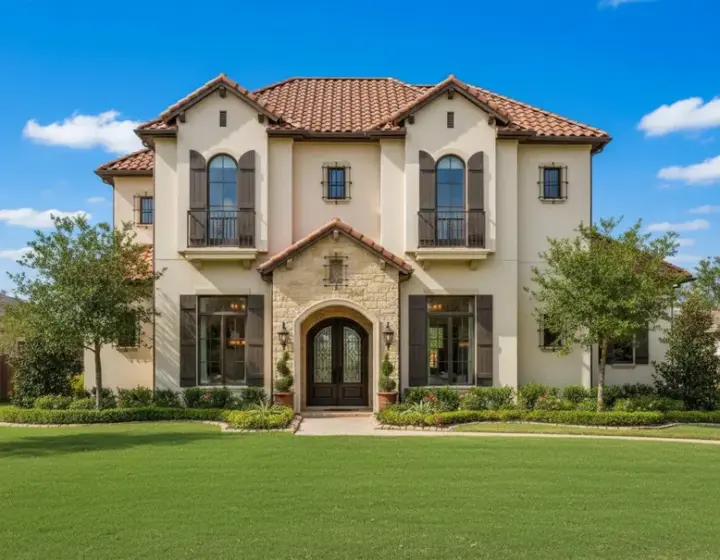 Mediterranean house plans 19-1052 - front exterior, 1,975 sq ft, 3 bed, 2 bath house plans | Monster House Plans