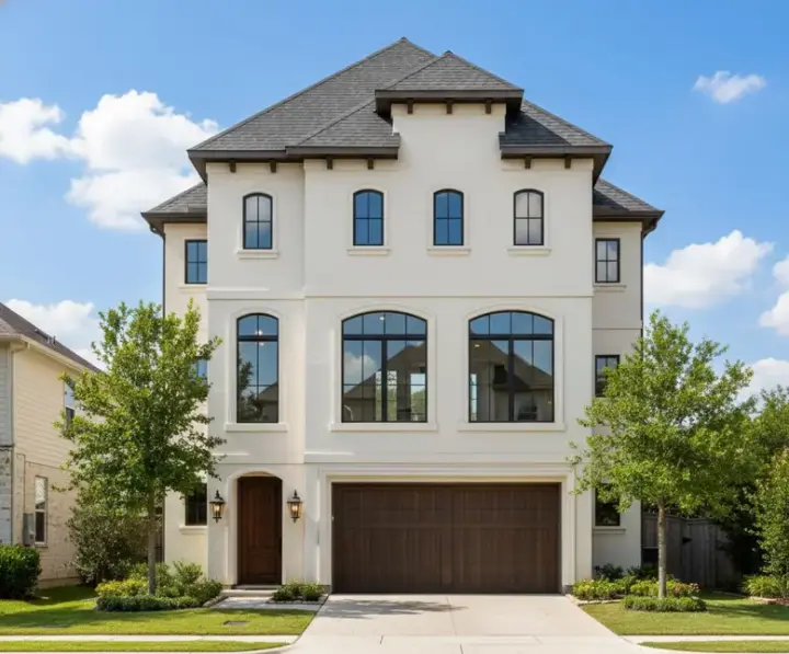 Mediterranean house plans 19-1053 - front exterior, 2,304 sq ft, 3 bed, 2 bath house plans | Monster House Plans