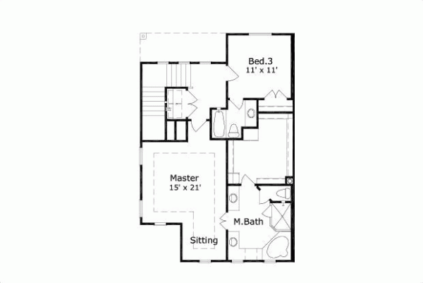 Upper/Second Floor Plan 19-1053