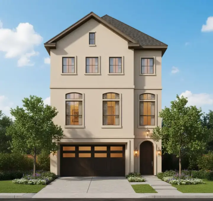 Mediterranean house plans 19-1054 - front exterior, 2,304 sq ft, 3 bed, 2 bath house plans | Monster House Plans