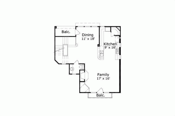 Upper/Second Floor Plan: 19-1055