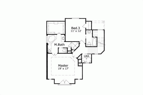 Upper/Second Floor Plan 19-1056