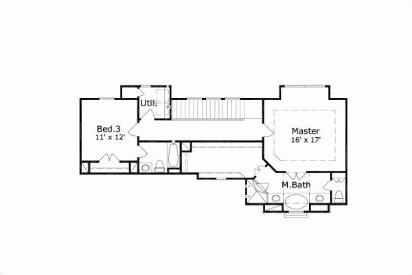 Upper/Second Floor Plan 19-1058