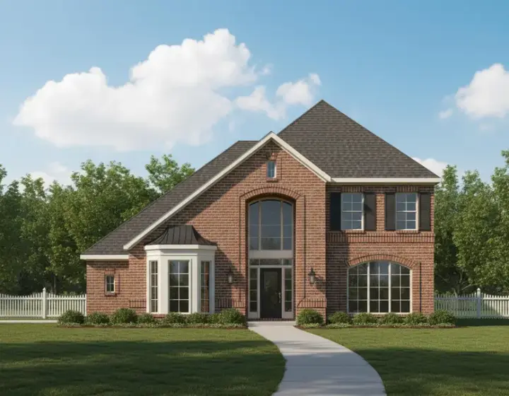 Traditional house plans 19-106 - front exterior, 3,414 sq ft, 4 bed, 3 bath house plans | Monster House Plans