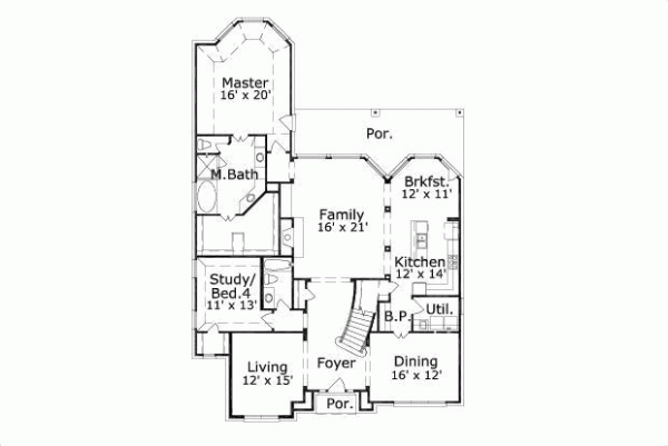 Main Floor Plan: 19-106