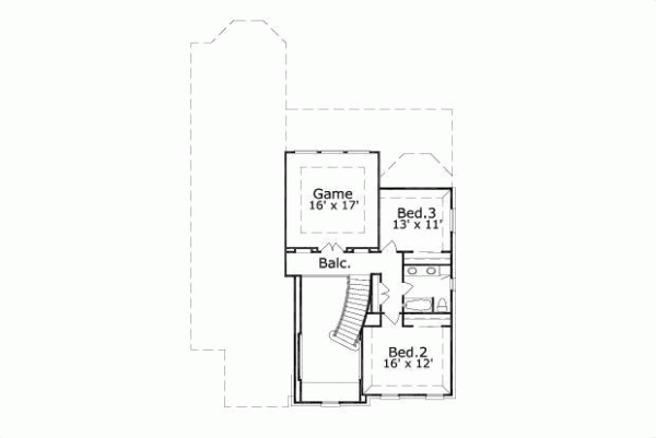 Upper/Second Floor Plan: 19-106