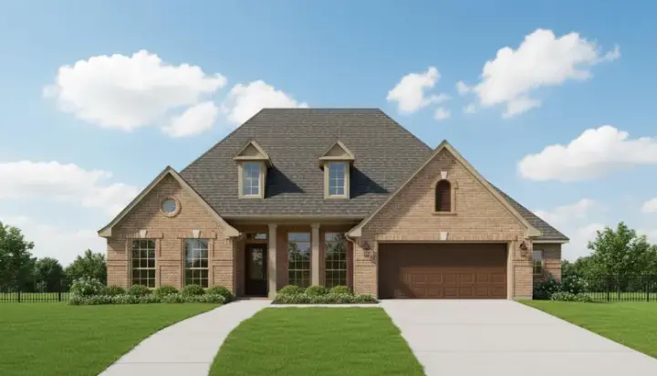 Traditional house plans 19-1060 - front exterior, 2,576 sq ft, 4 bed, 3 bath house plans | Monster House Plans