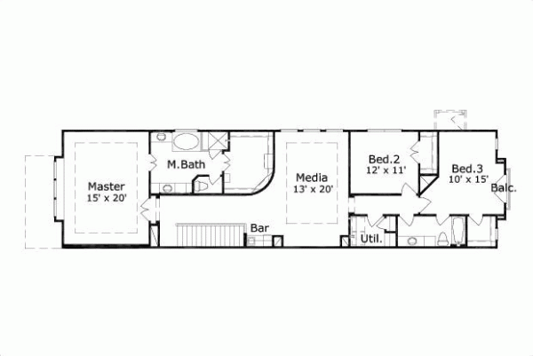Upper/Second Floor Plan: 19-1065