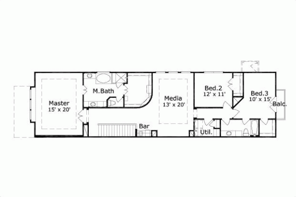 Upper/Second Floor Plan: 19-1066