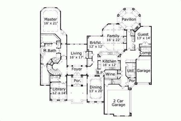 Main Floor Plan: 19-1068