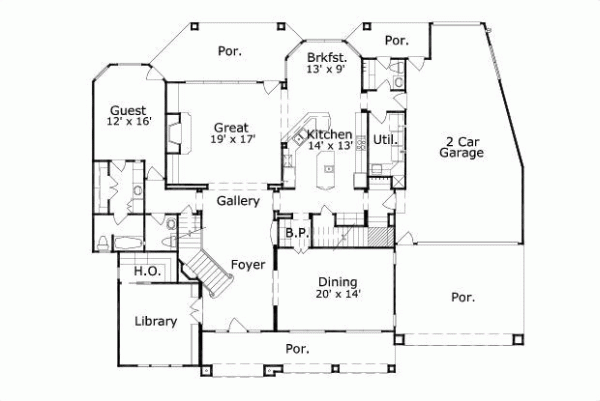 Main Floor Plan: 19-107