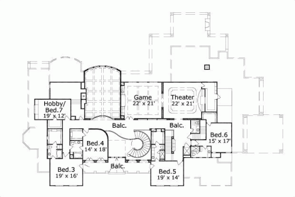 Upper/Second Floor Plan:19-1070