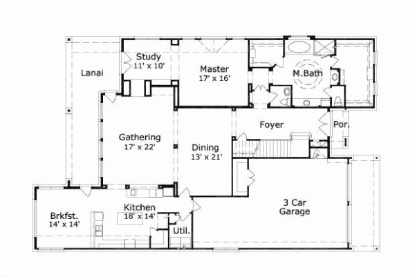 Main Floor Plan: 19-1071