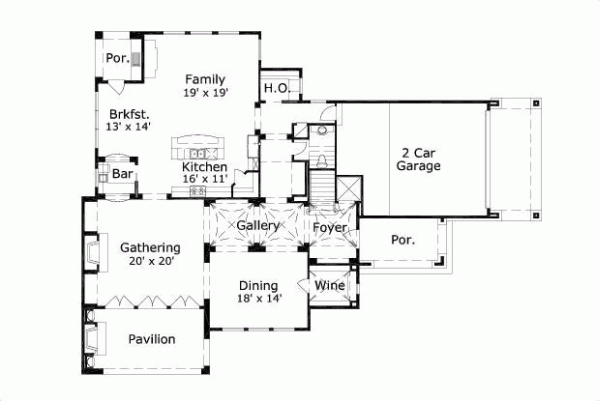Main Floor Plan: 19-1073