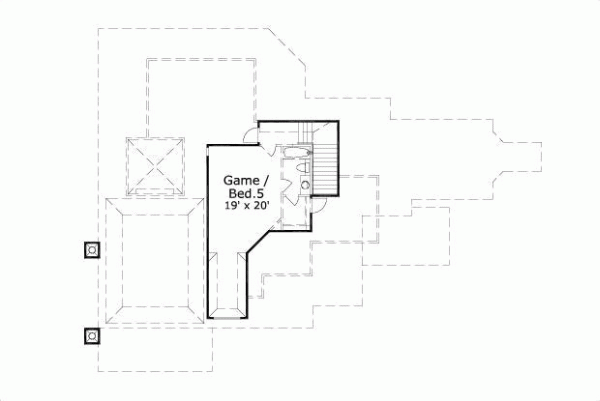 Upper/Second Floor Plan 19-1073