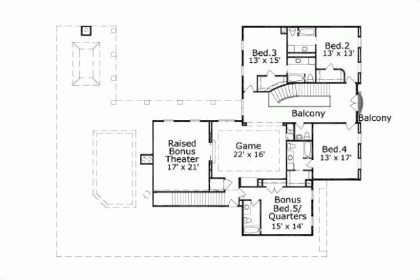 Upper/Second Floor Plan: 19-1075