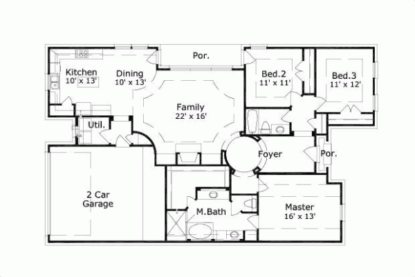 Main Floor Plan: 19-1077