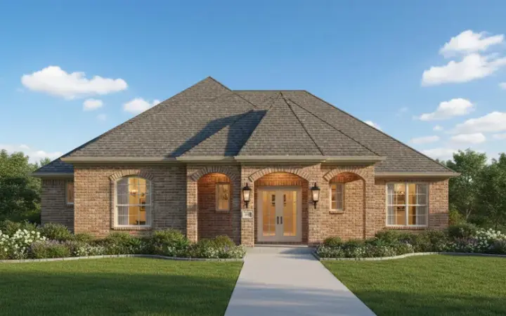 Traditional house plans 19-1082 - front exterior, 666 sq ft, 0 bed, 1 bath house plans | Monster House Plans