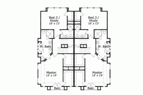 Upper/Second Floor Plan 19-1083