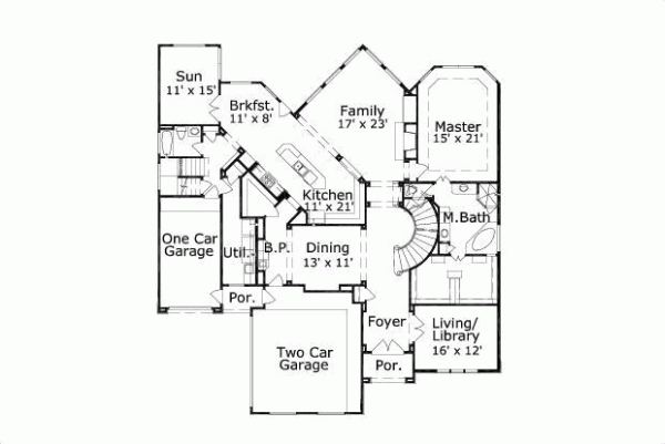 Main Floor Plan: 19-1085