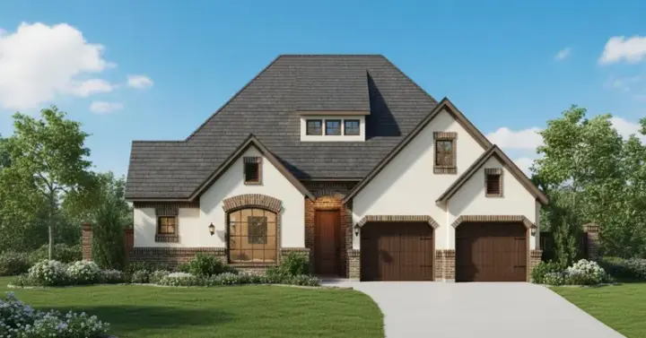 Traditional house plans 19-1086 - front exterior, 3,078 sq ft, 4 bed, 3 bath house plans | Monster House Plans