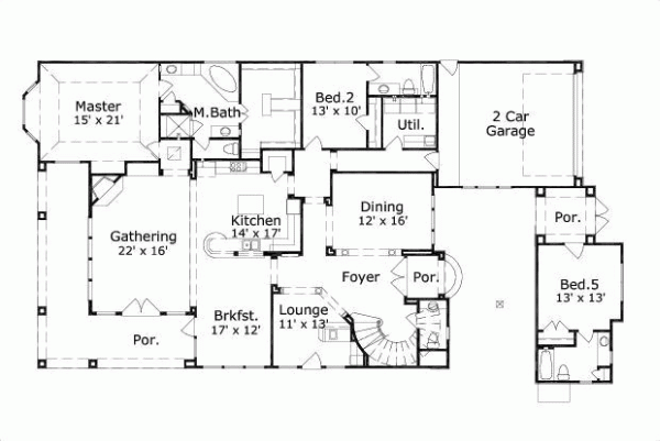 Main Floor Plan: 19-1087