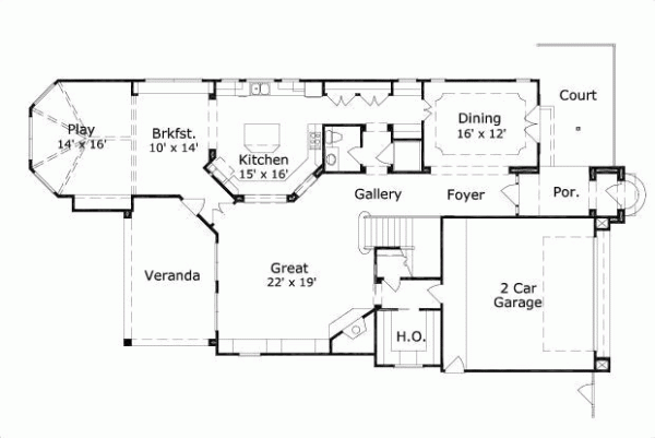 Main Floor Plan: 19-1089