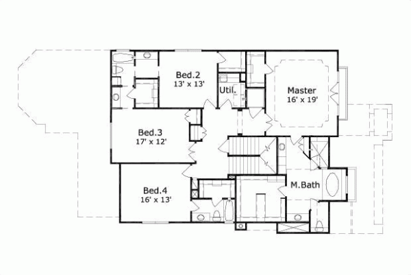 Upper/Second Floor Plan: 19-1089