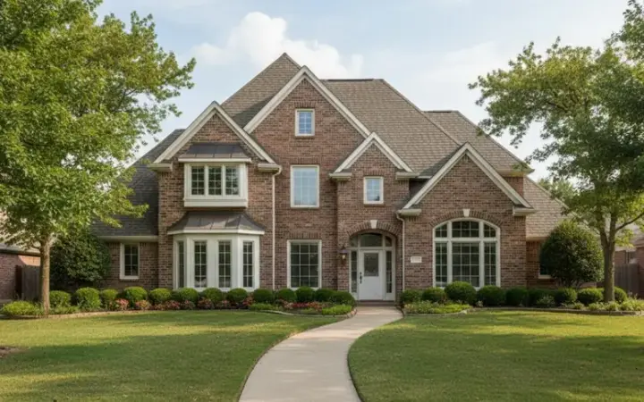 Traditional house plans 19-109 - front exterior, 4,233 sq ft, 5 bed, 4 bath house plans | Monster House Plans