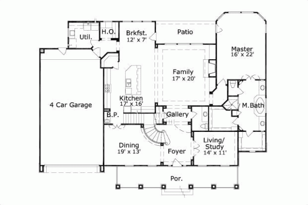 Main Floor Plan: 19-1090