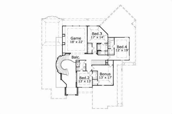 Upper/Second Floor Plan:19-1091