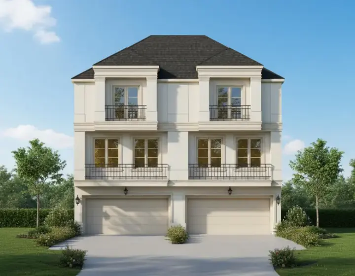 Traditional house plans 19-1092 - front exterior, 4,724 sq ft, 6 bed, 6 bath house plans | Monster House Plans