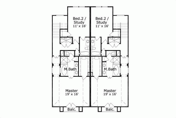 Upper/Second Floor Plan 19-1092