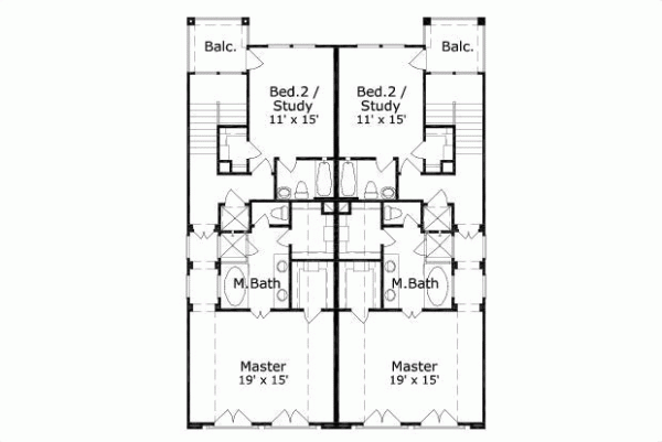 Upper/Second Floor Plan 19-1093