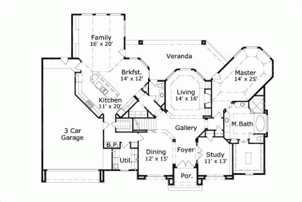 Main Floor Plan: 19-1099