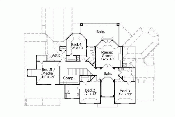 Upper/Second Floor Plan: 19-1099