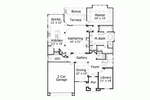Main Floor Plan: 19-1101
