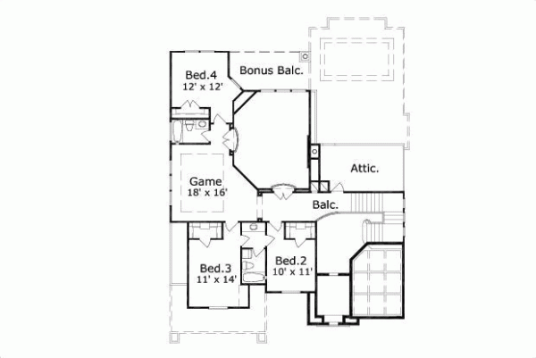 Upper/Second Floor Plan: 19-1101