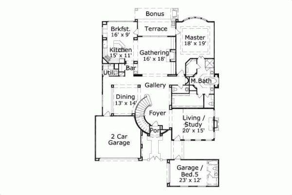 Main Floor Plan: 19-1102