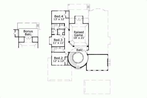 Upper/Second Floor Plan: 19-1102