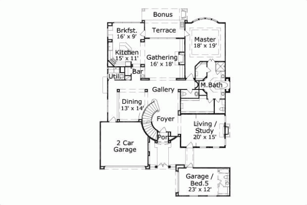 Main Floor Plan: 19-1103