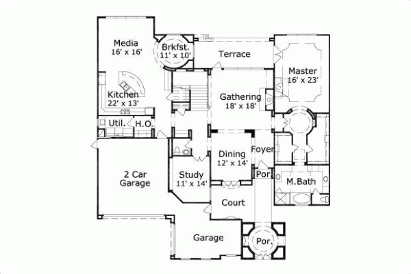 Main Floor Plan: 19-1104