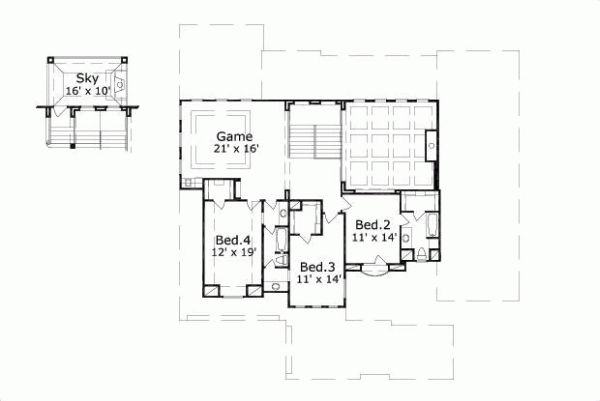 Upper/Second Floor Plan: 19-1105