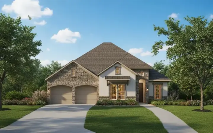 Traditional house plans 19-1106 - front exterior, 2,508 sq ft, 3 bed, 2 bath house plans | Monster House Plans