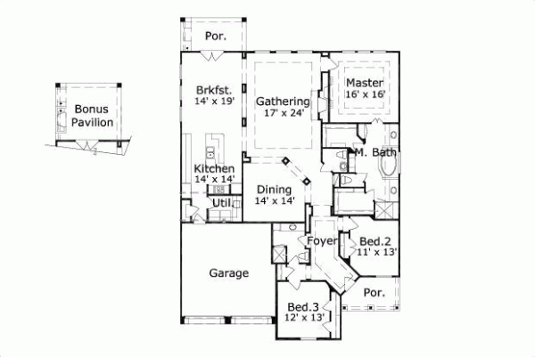 Main Floor Plan: 19-1107
