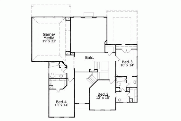 Upper/Second Floor Plan: 19-111
