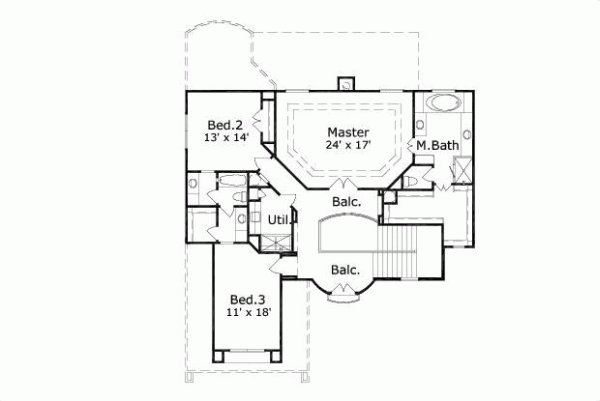 Upper/Second Floor Plan: 19-1110