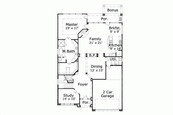 Main Floor Plan: 19-1112