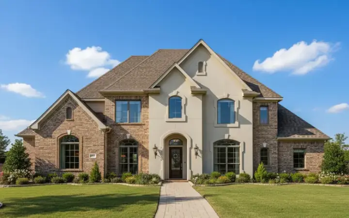 Traditional house plans 19-1113 - front exterior, 3,173 sq ft, 4 bed, 3 bath house plans | Monster House Plans