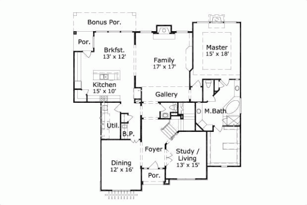 Main Floor Plan: 19-1115